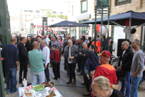 بالصور: افتتاح فرع لشبكة مقاهى "أروما" بإدارة السيد "فؤاد زينب" بمدينة يافا 